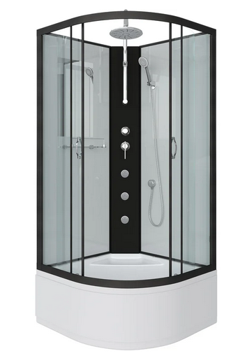 Душевая кабина Niagara NG-6709-14BKTG 100х100х210см