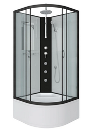 Душевая кабина Niagara NG-6709-14BKTG 100х100х210см