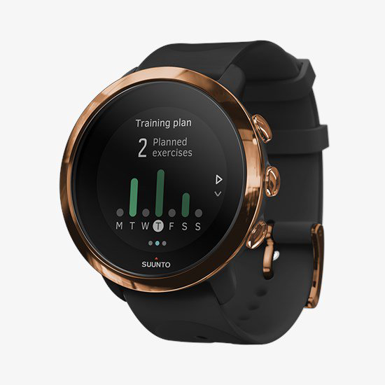 Умные часы Suunto 3 Fitness copper золотисто-черный купить,NaN