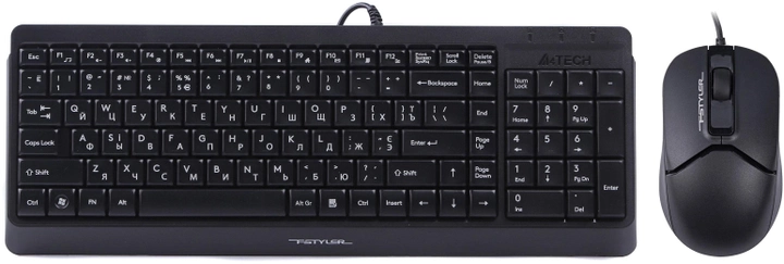 Клавиатура+мышь A4Tech Fstyler F1512S Black