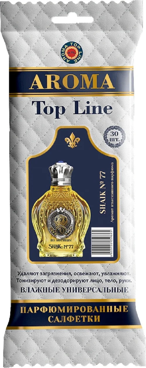 Салфетки влажные Aroma Top Line №23 Shaik №77 30 шт