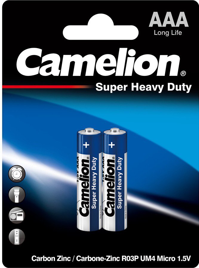 Батарейки Camelion R03P-BP2B 1.5Vx2
