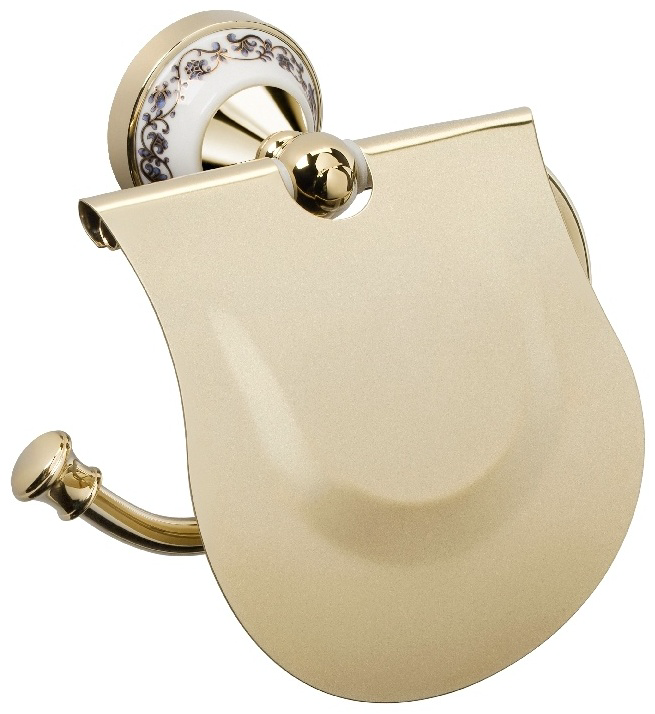 Бумагодержатель с крышкой Fixsen Gold Bogema FX-78510G