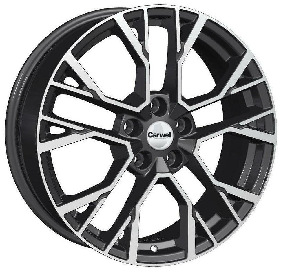 Carwel Камак 1810 ABT 7x18/5x114.3 D67.1 ET38 1 диск черный купить,NaN