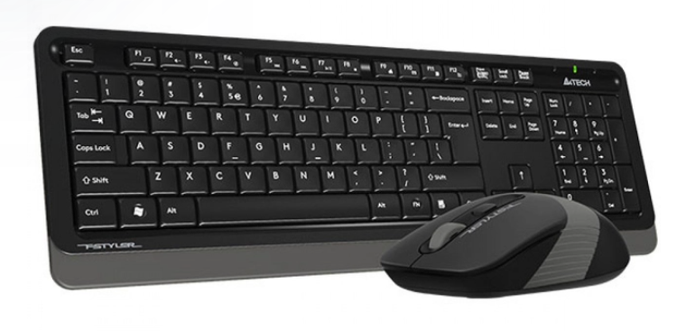 Клавиатура+мышь A4tech Fstyler FG1010S/Gray черно-серая купить,0