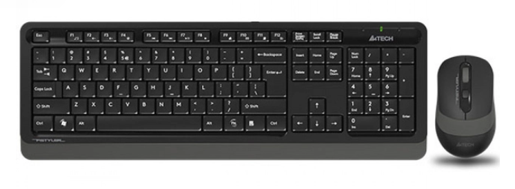 Клавиатура+мышь A4tech Fstyler FG1010S/Gray черно-серая