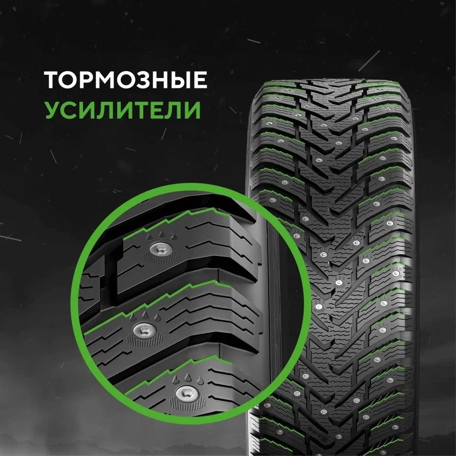 Ikon Tyres (Nokian) Character Ice 8 SUV 285/60 R18 116 T с шипами