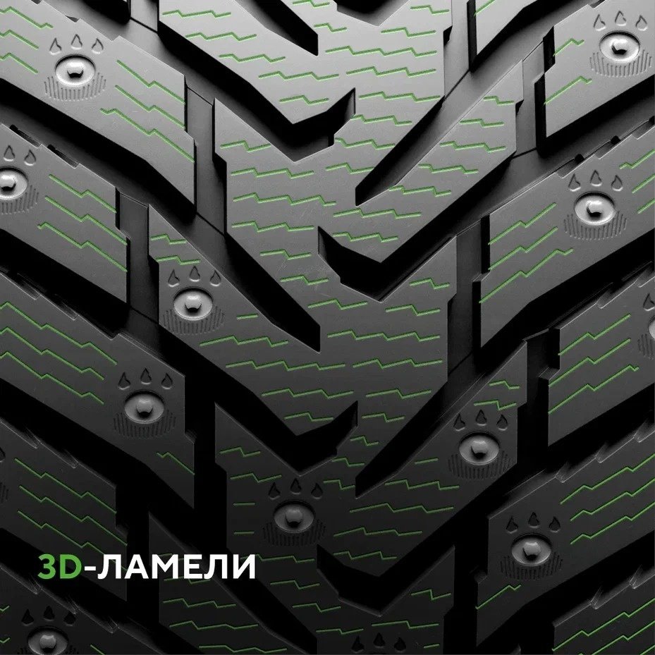 Ikon Tyres (Nokian) Character Ice 8 SUV 285/60 R18 116 T с шипами купить,93900