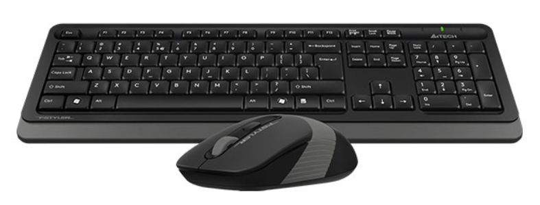 Клавиатура+мышь A4tech Fstyler FG1010S/Gray черно-серая купить,0
