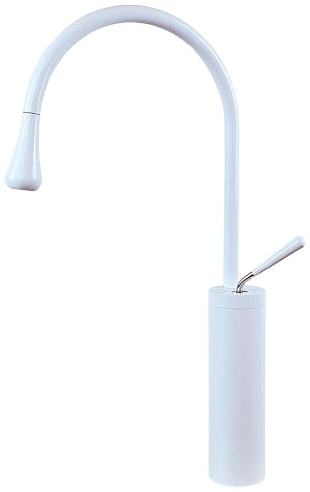 Смеситель для раковины Hans LA21002W 44см белый