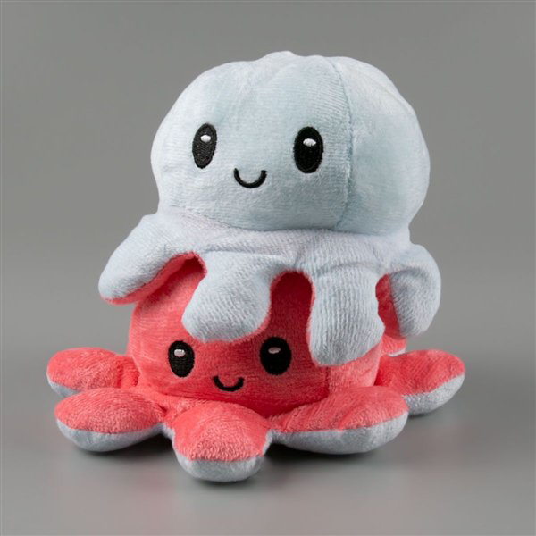 Мягкая игрушка Octopus Осьминог-перевертыш  10см розовая-голубая  купить,NaN