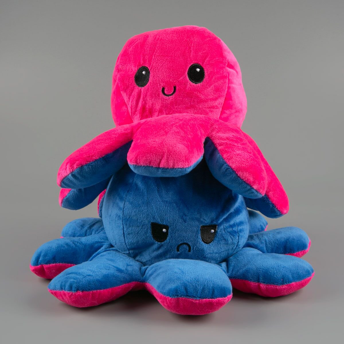 Мягкая игрушка Octopus Осьминог-перевертыш 30см синяя-розовая купить,NaN