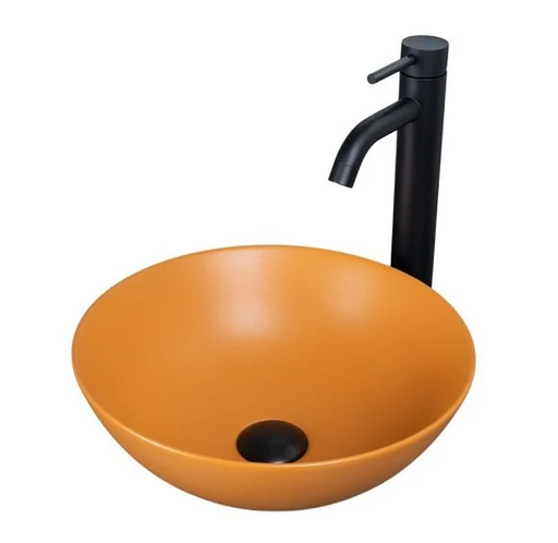Раковина Gid Esfera 9081orm 53405 36см оранжевая матовая