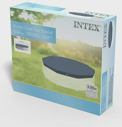 Тент для бассейна Intex 28030 305 см синий