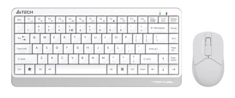 Клавиатура+мышь A4Tech Fstyler FG1112 White