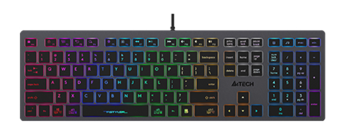 Клавиатура A4tech FX60H Neon Led черная