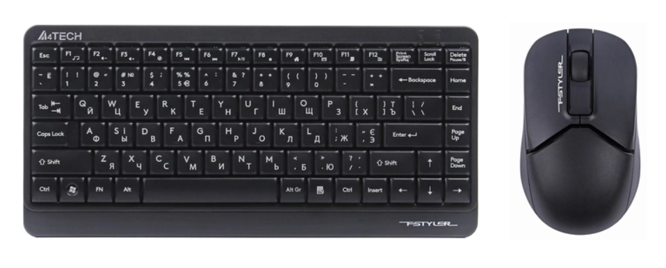 Клавиатура+мышь A4Tech Fstyler FG1112 Black