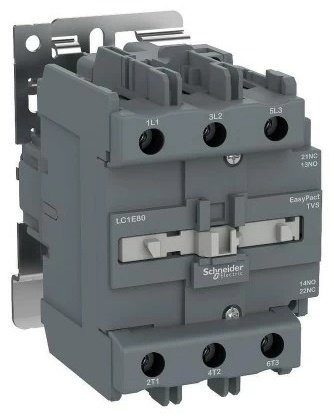 Контактор E 3Р 80А 1НО+1НЗ 400В AC3 220В 50ГЦ Schneider Electric LC1E80M5