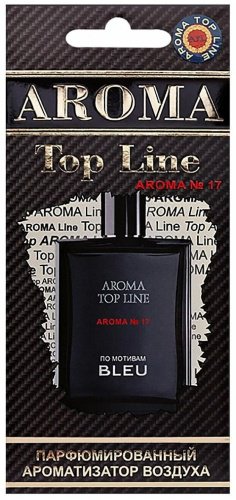 Aroma Top Line ароматизатор картонный 17 Bleu
