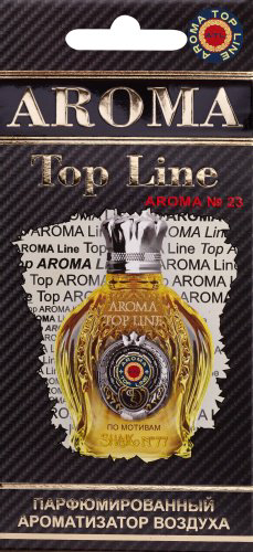 Aroma Top Line ароматизатор картонный 23 Shaik 77