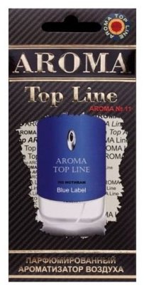 Aroma Top Line ароматизатор картонный 11 Blue Label