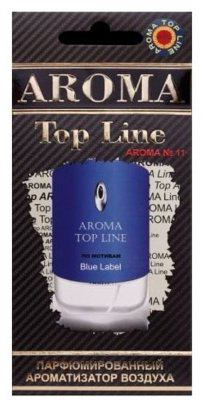 Aroma Top Line ароматизатор картонный 11 Blue Label
