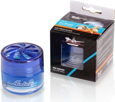 Ароматизатор пластиковый 1444001_AFA01SM морской сквош (синий цвет)