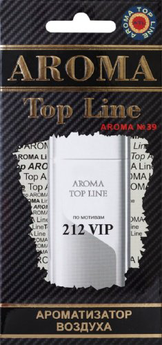 Aroma Top Line ароматизатор картонный 4603720935339 A №39 Carolina Herrera 212 VIP