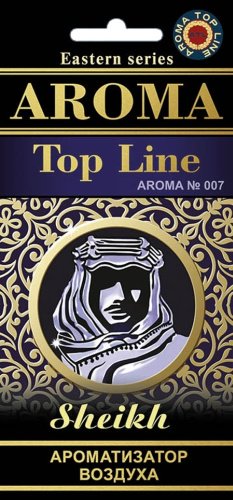 Aroma Top Line ароматизатор картонный 007 Sheikh