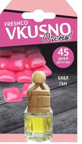 AZARD ароматизатор жидкий AR1VB010 Freshco Vkusno Бабл-гам