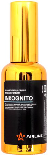 AIRLINE ароматизатор жидкий AFSP270 GOLD INKOGNITO 50 мл купить,NaN