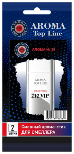 Aroma Top Line сменный картридж кисетный 4603743403839 Carolina Herrera 212 VIP 6 мл