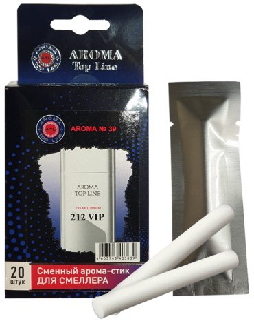 Aroma Top Line сменный картридж кисетный 4603743403839 Carolina Herrera 212 VIP 6 мл