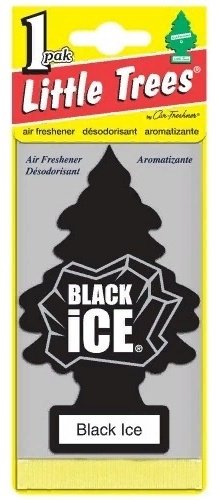 Little Trees ароматизатор картонный 10155 Black Ice