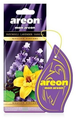 AREON ароматизатор картонный 704043334 пачули, лаванда 6 мл