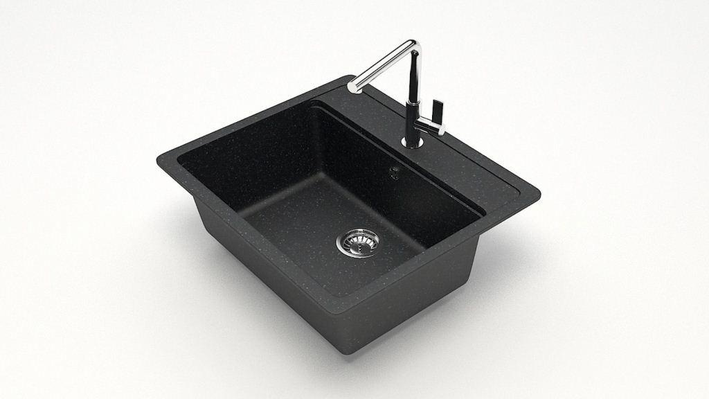 Мойка для кухни Marrbaxx 9/Q4 57х50.5х20см черный