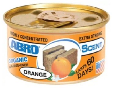 ABRO ароматизатор гелевый AS560OR апельсин