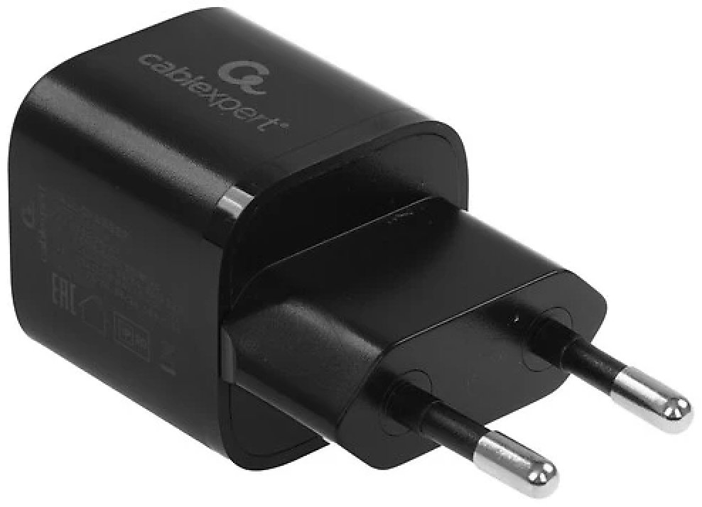 Зарядное устройство Cablexpert Cablexpert MP3A-PC-47 USB Type-C, USB 20 Вт черный купить,NaN