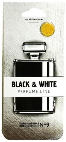 Sapfire ароматизатор картонный SAT40006 Black&White парфюмерная композиция №9
