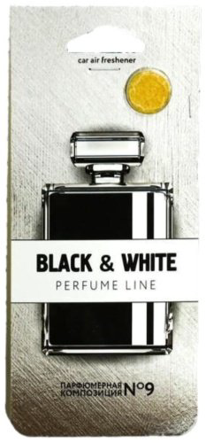 Sapfire ароматизатор картонный SAT40006 Black&White парфюмерная композиция №9