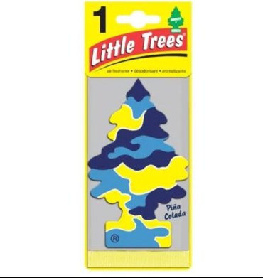 Little Trees ароматизатор картонный 459127 pina colada