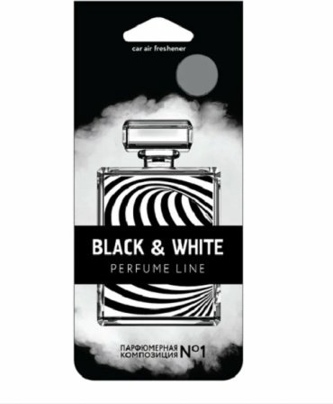 Sapfire ароматизатор картонный SAT40001 Black&White №1