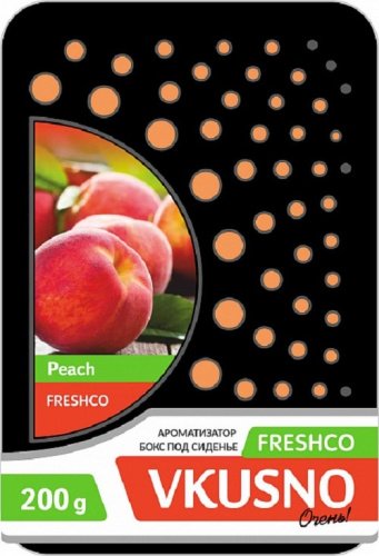 Freshco ароматизатор гелевый AR4BX070 Vkusno Персик