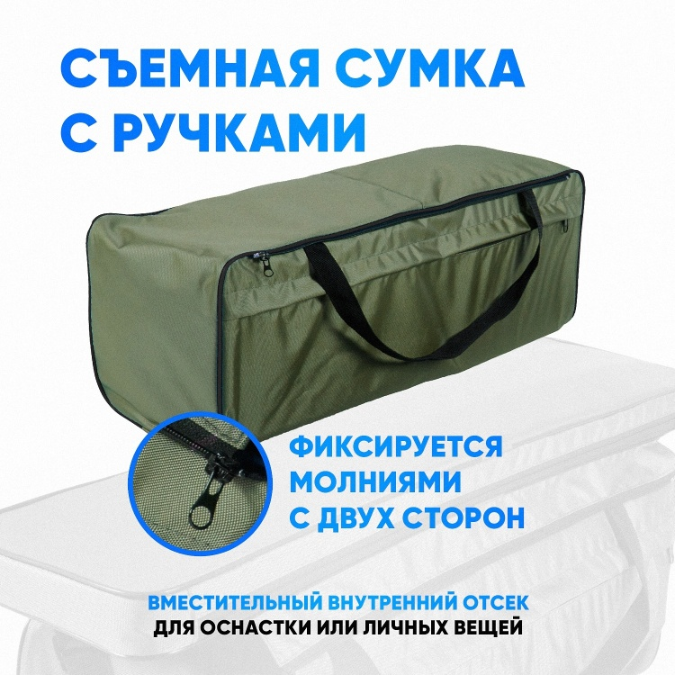 Накладка на сиденье Следопыт с сумкой 95см хаки купить,NaN