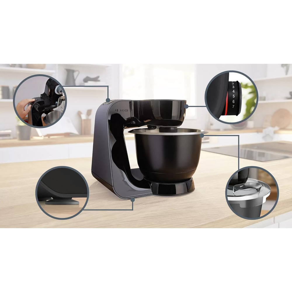 Кухонный комбайн Bosch MUM59N26CB черный