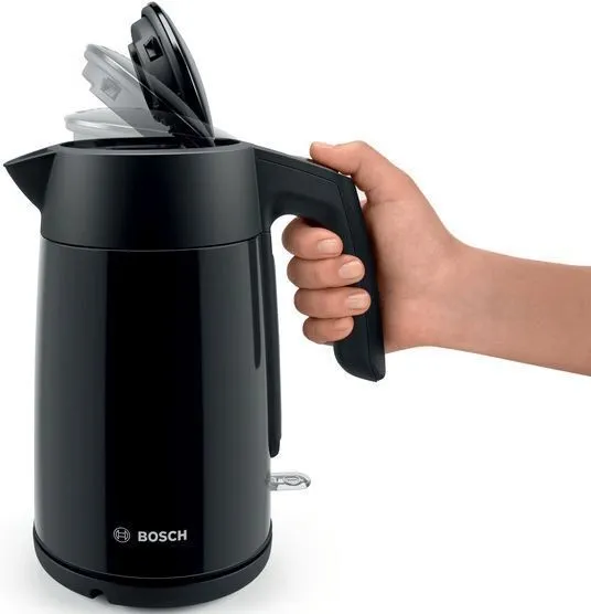 Электрочайник Bosch TWK7L463 1.7 л черный купить,NaN