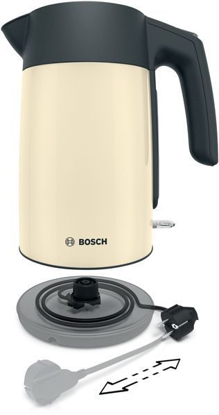 Электрочайник Bosch TWK7L467 1.7 л бежевый купить,NaN