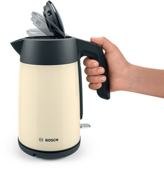 Электрочайник Bosch TWK7L467 1.7 л бежевый купить,NaN