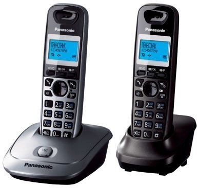Радиотелефон Panasonic KX-TG2512RU1 серый купить,58285
