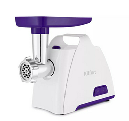 Мясорубка Kitfort KT-2112-1 бело-фиолетовый